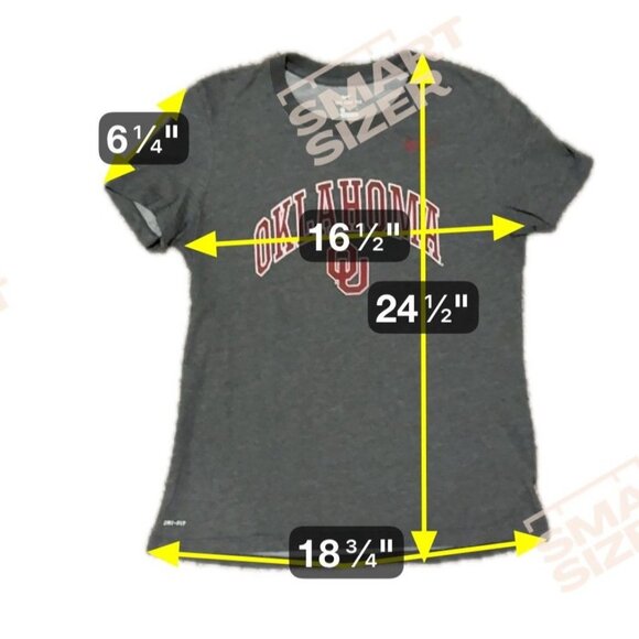 Oklahoma Sooners Fan Bundle Adjustable Cap Womens Nike Gray Tee Burnout Tee Flag - Picture 5 of 7